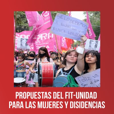 Propuestas del FIT-Unidad para las mujeres y disidencias