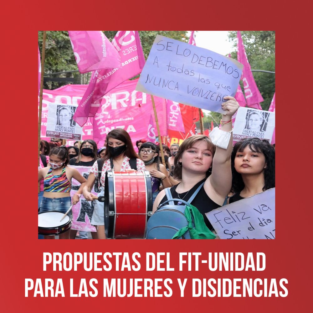 Propuestas del FIT-Unidad para las mujeres y disidencias