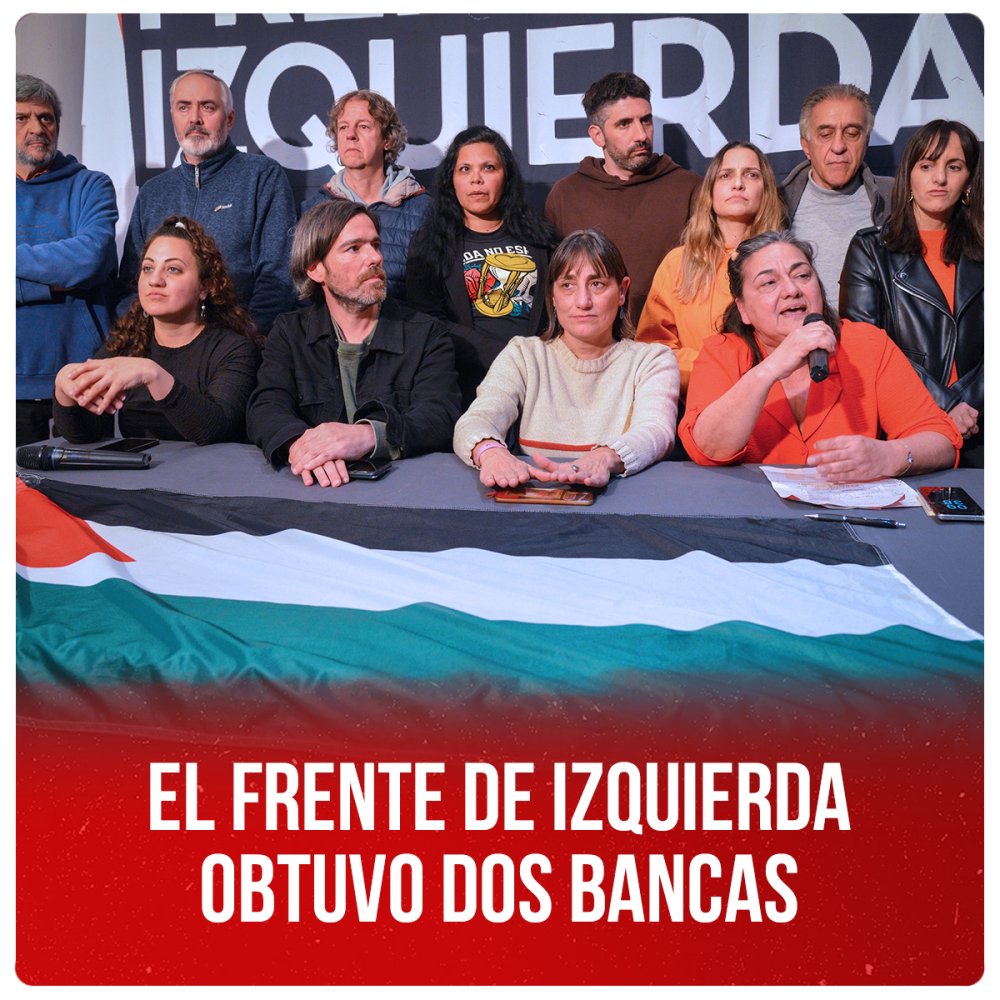 El Frente de Izquierda obtuvo dos bancas