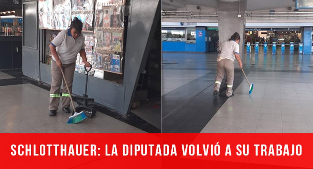 Schlotthauer: la diputada volvió a su trabajo