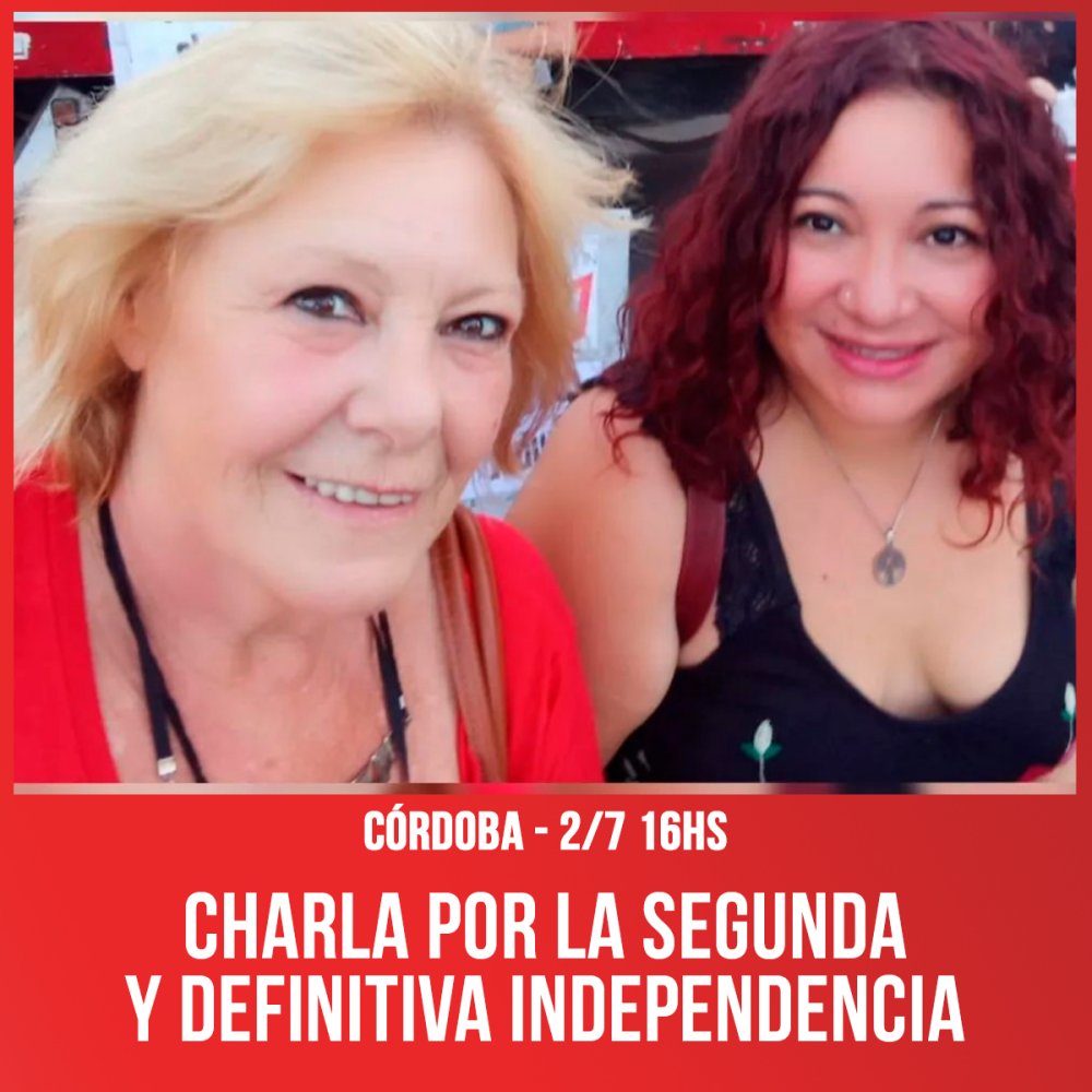 Córdoba / Charla por la segunda y definitiva independencia