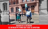 Archivos de la dictadura. Se entregó petitorio que exige su apertura