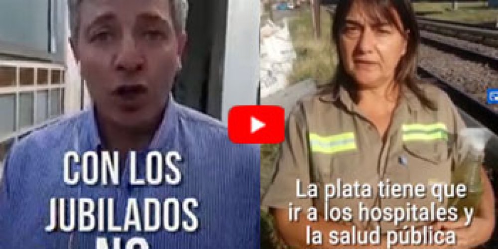 La plata tiene que ir a los hospitales y la salud pública