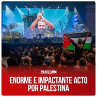Barcelona / Enorme e impactante acto por Palestina