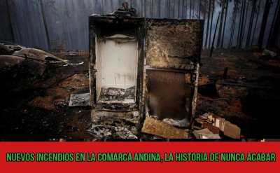 Nuevos incendios en la comarca andina, la historia de nunca acabar