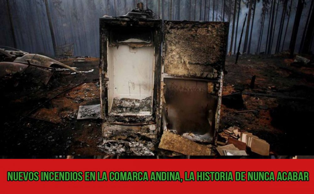 Nuevos incendios en la comarca andina, la historia de nunca acabar