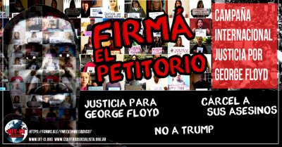 Campaña internacional. Justicia por George Floyd