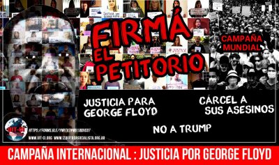 Campaña Internacional: Justicia por George Floyd
