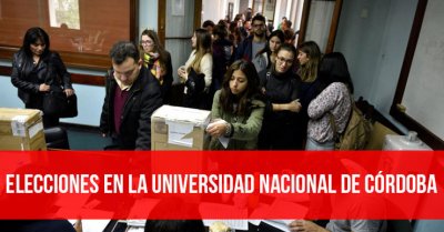 Elecciones en la Universidad Nacional de Córdoba