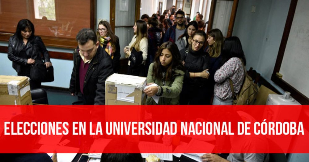 Elecciones en la Universidad Nacional de Córdoba