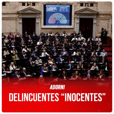 Adorni / Delincuentes “inocentes”