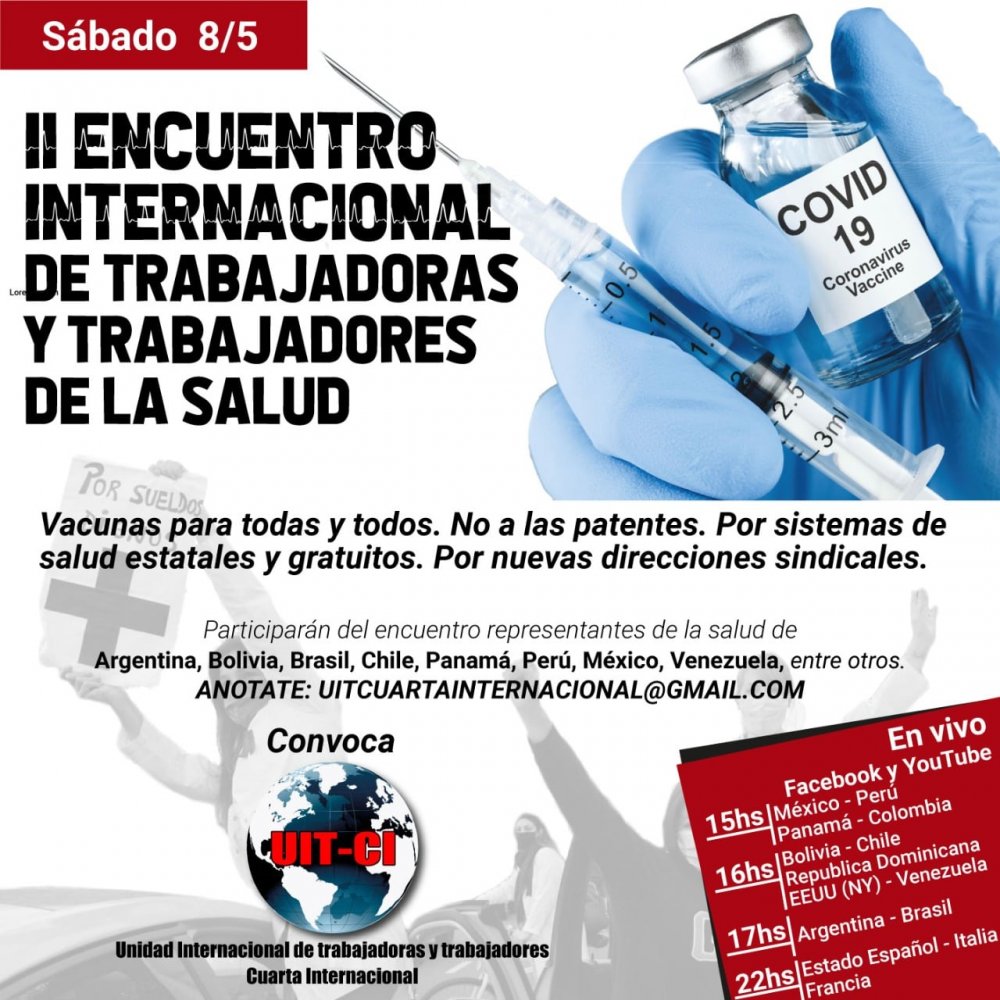 ¡Vacunas para todas y todos ya!