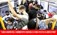 “Cada vagón del Sarmiento equivale a una fiesta clandestina”