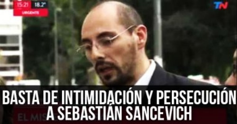 Rosario: Basta de intimidación y persecución a Sebastián Sancevich