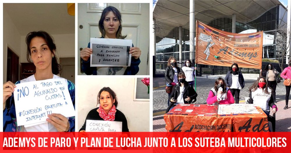 Ademys de paro y plan de lucha junto a los Sutebas Multicolores