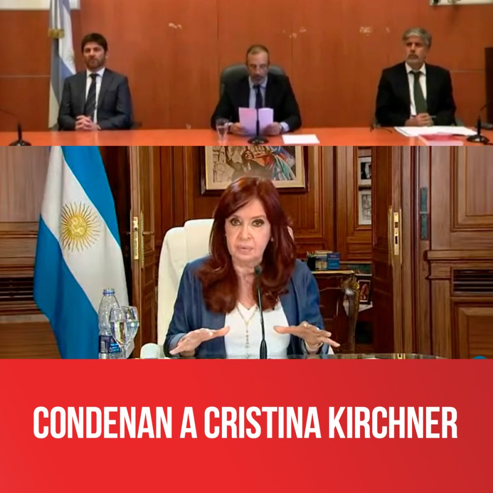 Condenan a Cristina Kirchner