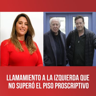 Llamamiento a la izquierda que no superó el piso proscriptivo