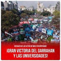 Rechazo de los vetos de Milei en Diputados / ¡Gran victoria del Garrahan y las universidades!