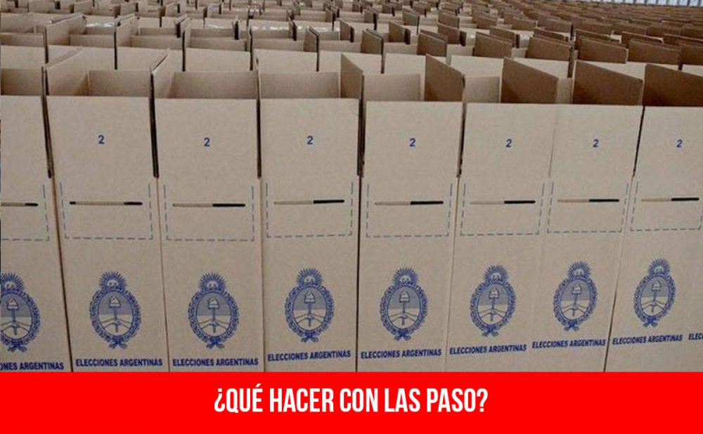 ¿Qué hacer con las PASO?