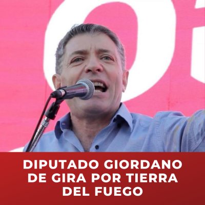 Diputado Giordano de gira por Tierra del Fuego