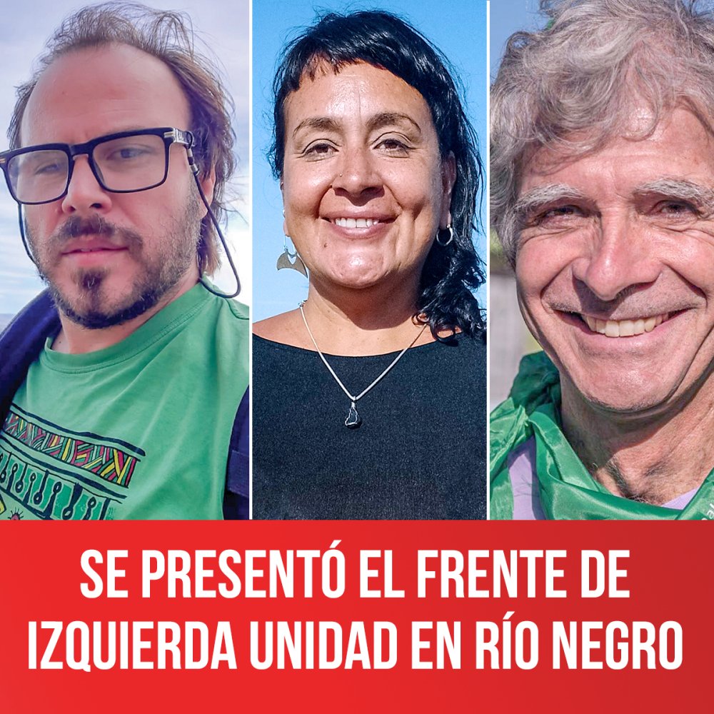 Se presentó el Frente de Izquierda Unidad en Río Negro