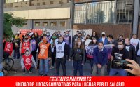 Estatales nacionales. Unidad de juntas combativas para luchar por el salario
