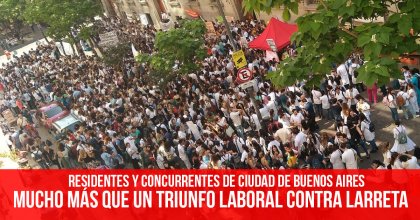 Residentes y concurrentes de Ciudad de Buenos Aires: Mucho más que un triunfo laboral contra Larreta