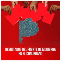 Resultados del Frente de Izquierda en el Conurbano