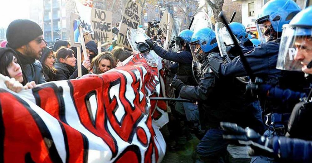 Huelga de transporte en Italia