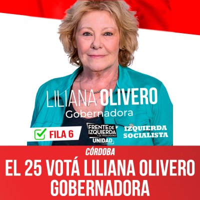 Córdoba / El 25 votá Liliana Olivero gobernadora
