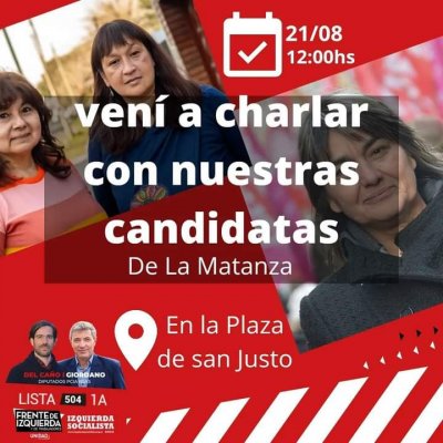 Diputada Schlotthauer en La Matanza