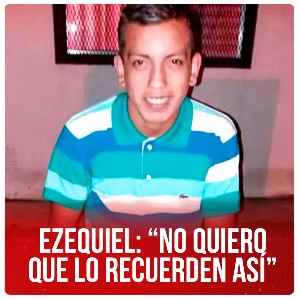 Ezequiel: “No quiero que lo recuerden así”