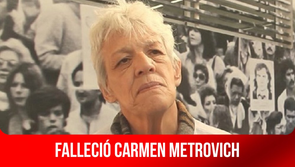 Falleció Carmen Metrovich