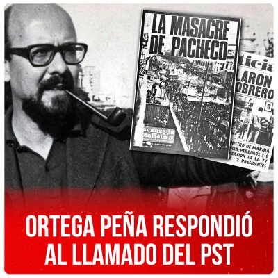 Ortega Peña respondió al llamado del PST