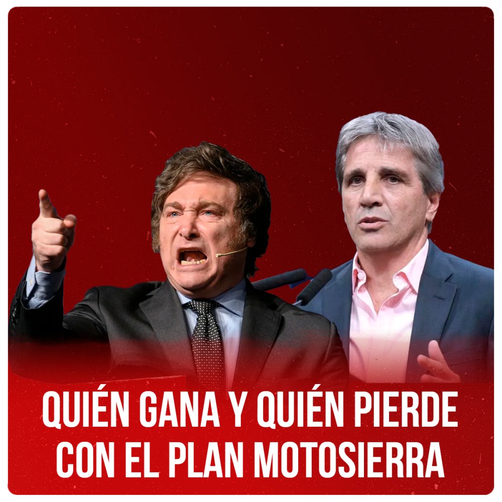 Quién gana y quién pierde con el plan motosierra