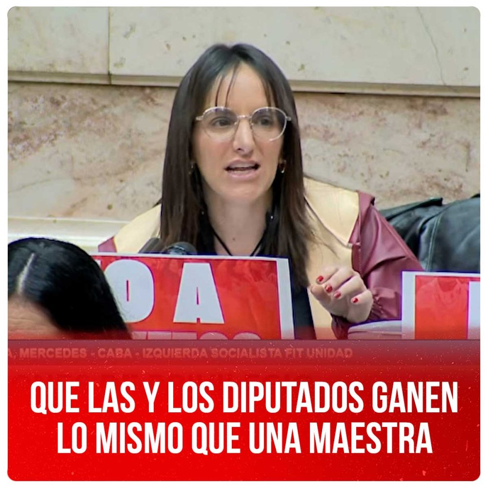 Que las y los diputados ganen lo mismo que una maestra