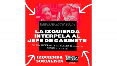 La Izquierda interpela al Jefe de Gabinete de Larreta