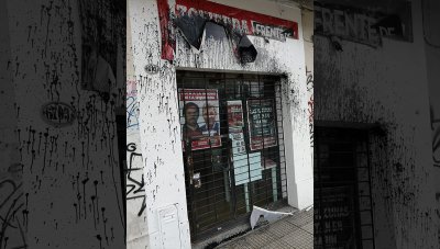 Repudio a ataque a local partidario de Izquierda Socialista en el FIT Unidad de Chacarita
