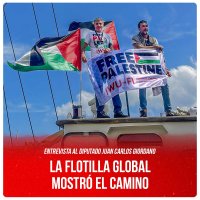 Entrevista al diputado Juan Carlos Giordano / La Flotilla Global mostró el camino