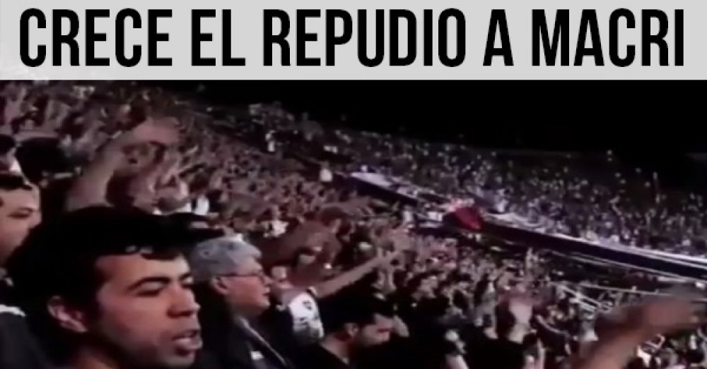 Crece el repudio a Macri