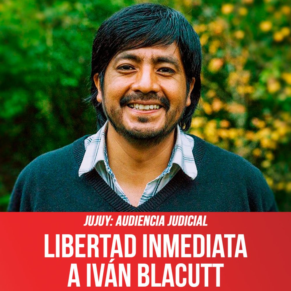 Jujuy: audiencia judicial / Libertad inmediata a Iván Blacutt