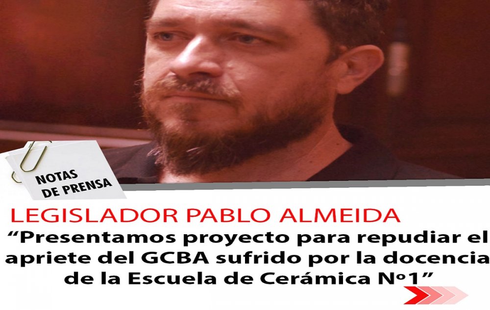 Repudiamos el apriete a la docencia de la Escuela de Cerámica Nº1