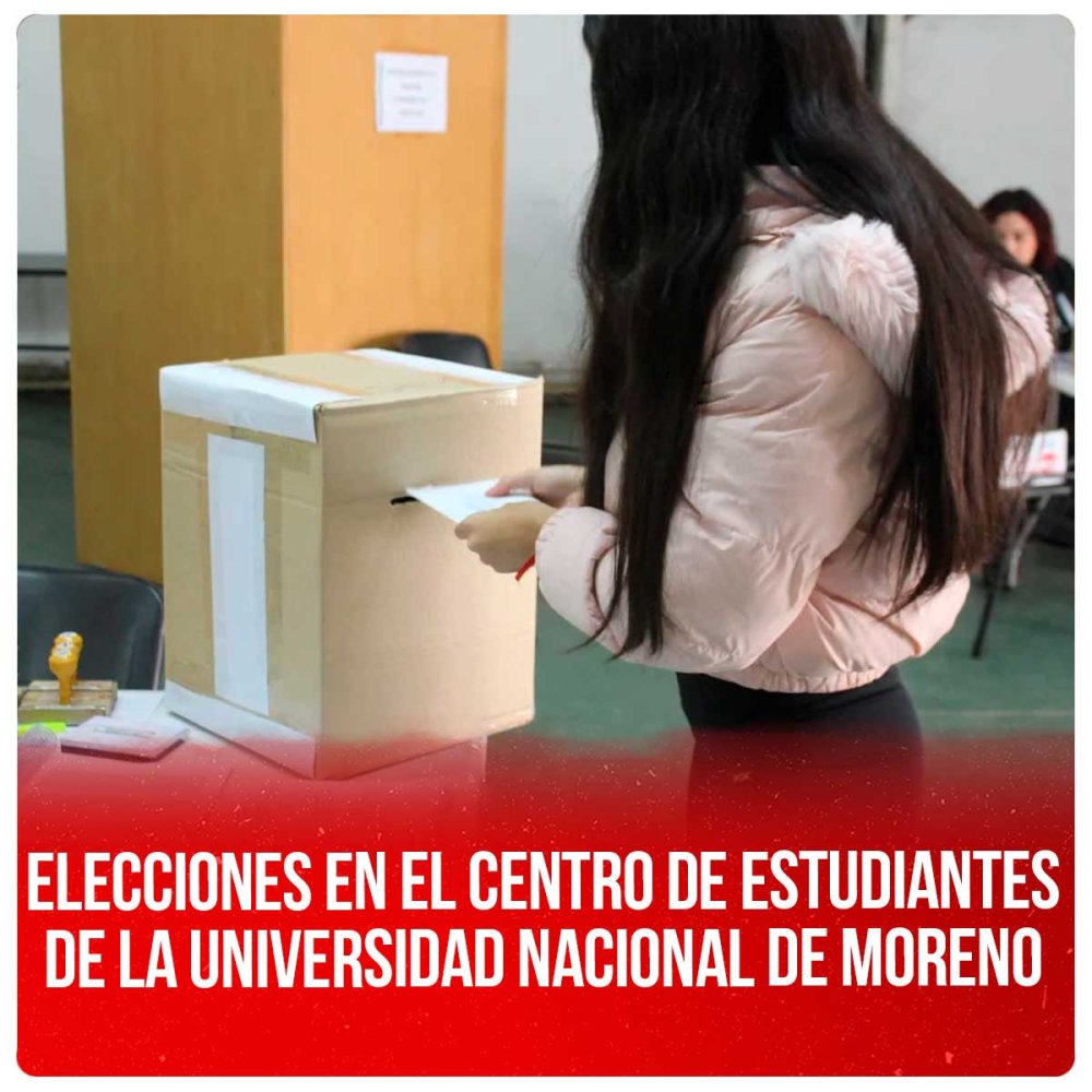 Elecciones en el Centro de Estudiantes de la Universidad Nacional de Moreno