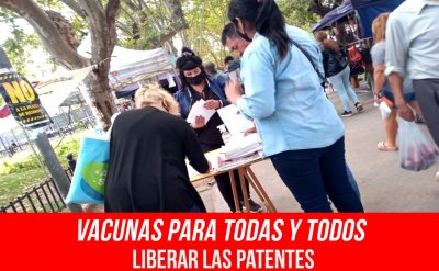 Vacunas para todas y todos / Liberar las patentes