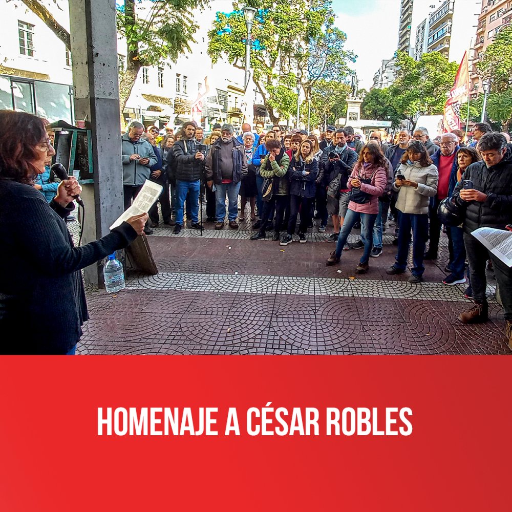 Homenaje a César Robles