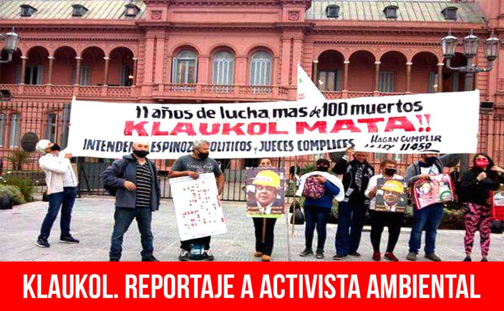 Klaukol. Reportaje a activista ambiental