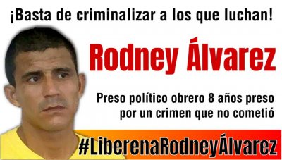 Embajada de Venezuela: ¡Libertad a Rodney Álvarez!