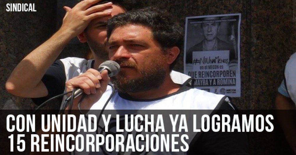 Ministerio de Hacienda: Con unidad y lucha ya logramos 15 reincorporaciones