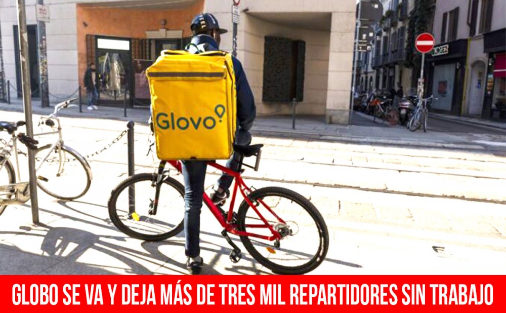 Glovo se va y deja más de tres mil repartidores sin trabajo