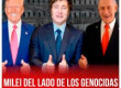 Milei del lado de los genocidas ¡No en nuestro nombre!